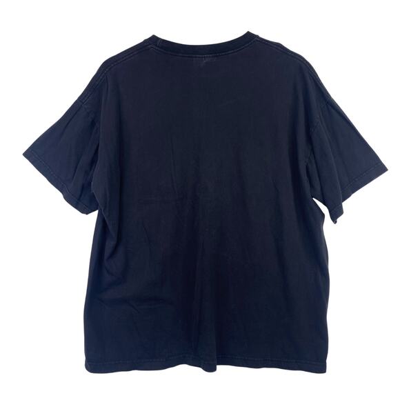 Vintage 90's Thunder Sportswear White Tiger Graphic Print T-Shirt Sz XL Black - Picture 5 of 7